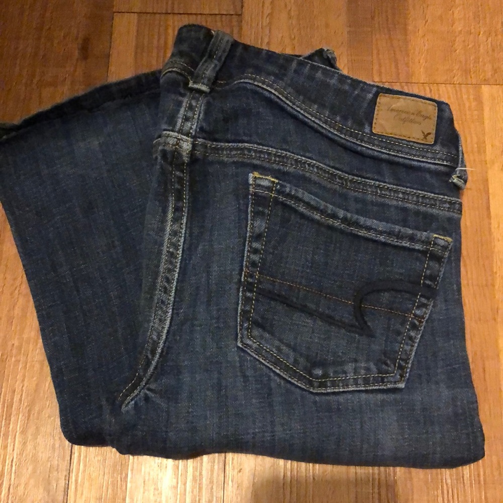 American Eagle Size 4 Long Stretch Bootcut Jeans